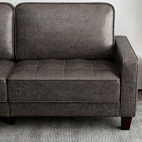 High Elastic Sponge Two-seat Sofa(Gray)