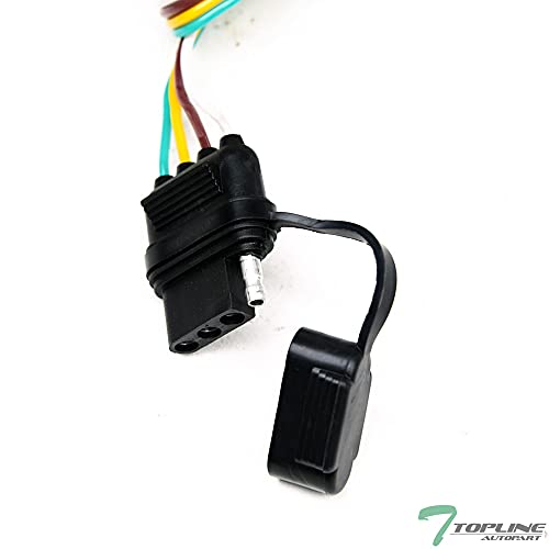 TLAPS 7422452912961 for 2005-2014 Volvo XC90 Tucson Trailer Hitch 4 Way Flat Wiring Harness T-Connector