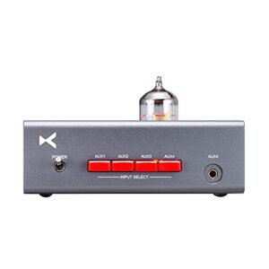 linsoul xduoo mt-603 12au7 tube pre-amplifier with 4 aux audio inputs