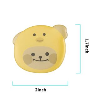 Expandable Phone Grip Handle Smartphone Finger Holder Grip Bracket Support Adjustable Stand Cute Cartoon Lovely Bear Chick Design Kawaii Anime Animal