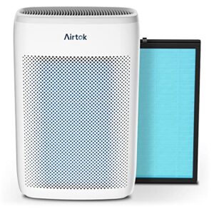 airtok hepa air purifier for large room and bedroom up to 1100ft² h13 true filter, ozone free air cleaner for smokers, pet, remove 99.99% allergens, dust, odor, smoke, pollen (ca available).