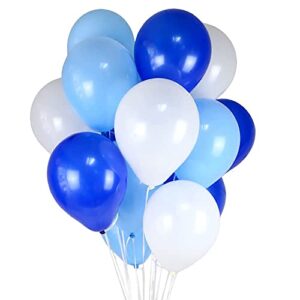 Light Blue Latex Balloon 12 inches 100Pcs, Sky Blue Balloons for Party Birthday Wedding Holiday Decorations Kid's Baby Shower Balloons