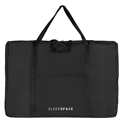 Sleekspace Art Portfolio Case. Soft Case Professional Portfolio with Multi Handles for Artwork Storage, Presentation Book Carrying, Artist Portfolio Bag, Kids Art, TV or Monitor Transport