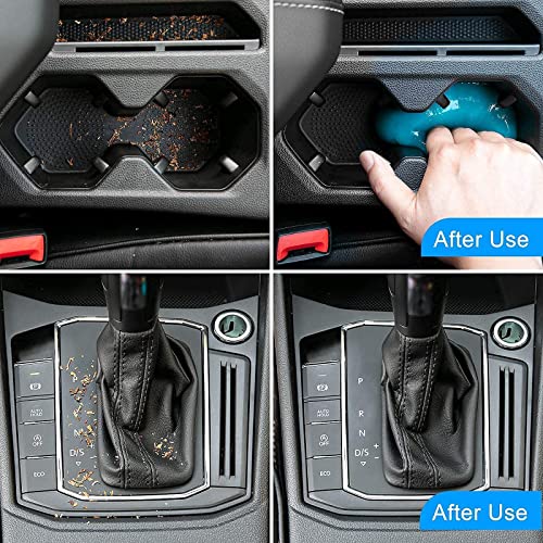 KAR4KLEANER Car Cleaning Gel, Car Accessories Cleaning Kit Car Cleaner Interior Detailing Kit Essentials for Car Dust Detail Removal Keyboard Cleaner for Automative Care, Air Vent, PC, Laptops