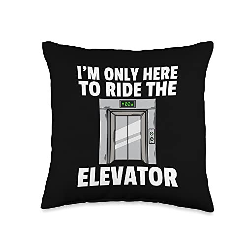 Elevator Buttons Lover Elevator Buttons Mechanic Technician Throw Pillow, 16x16, Multicolor