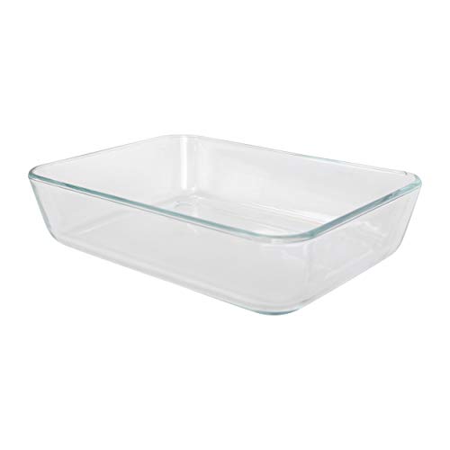 Pyrex (2 7210 Glass Dishes & (2) 7210-PC Cadet Blue Lids