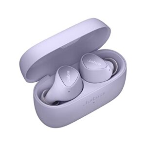 jabra elite 3 in ear wireless bluetooth earbuds – noise isolating true wireless buds with 4 built-in microphones for clear calls, rich bass, customizable sound, and mono mode - lilac