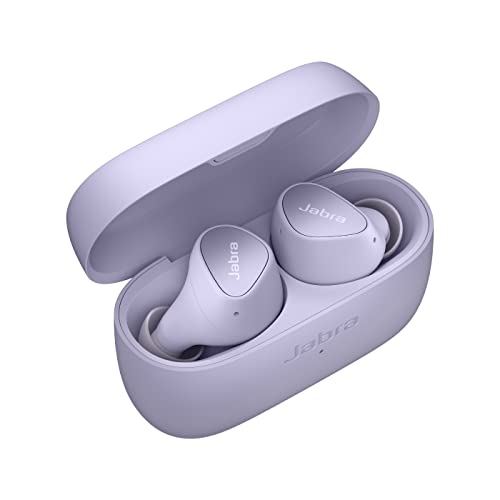 Jabra Elite 3 in Ear Wireless Bluetooth Earbuds – Noise Isolating True Wireless Buds with 4 Built-in Microphones for Clear Calls, Rich Bass, Customizable Sound, and Mono Mode - Lilac