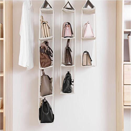 MSR Imports Pull Down Hanging Closet Caddy - Storage Space Organization System Gray