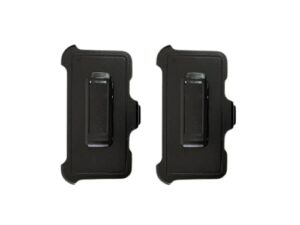 2 pack holster belt clip replacement compatible with otterbox defender series case for apple iphone xr (6.1") only (belt clip only, not including the case)