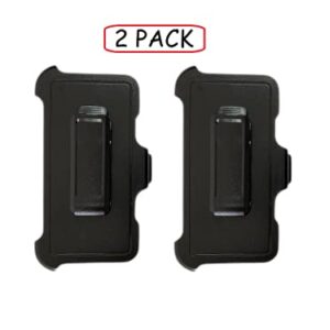 2 Pack Holster Belt Clip Replacement Compatible with OtterBox Defender Series Case for Apple iPhone XR (6.1") ONLY (Belt Clip Only, Not Including The Case)