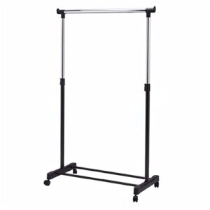 uxzdx adjustable rolling clothes hanger coat rack floor hanger storage wardrobe clothing drying racks with shoe rack