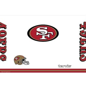 Tervis Triple Walled NFL San Francisco 49ers Arctic Insulated Tumbler Cup Keeps Drinks Cold & Hot, 30oz, Stainless Steel