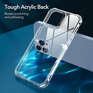 ESR for iPhone 13 Pro Max Phone Case, Military-Grade Protection, Shockproof Air-Guard Corners, Yellowing-Resistant Acrylic Back, Phone Case for iPhone 13 Pro Max, Air Armor Case, Clear