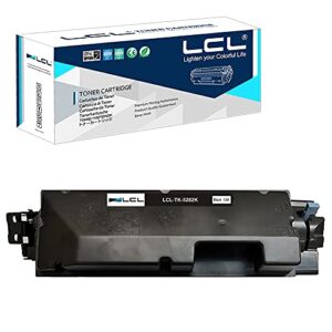 lcl compatible toner cartridge replacement for kyocera tk5282 tk5282k tk-5282 tk-5282k 1t02tw0us0 m6235cidn m6635cidn p6235cdn m6235 m6635 p6235 (1-pack black)