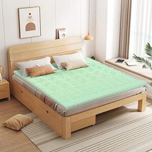 giantex 3 inch mattress topper, mattress pad for all-night comfy, 5-zone bed topper, pressure relief mattress, dorm foam topper (king)