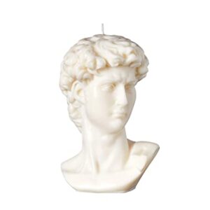 Large Bust David Statue Soy Wax Scented Candle Hand Poured Aroma Candle Home Candle