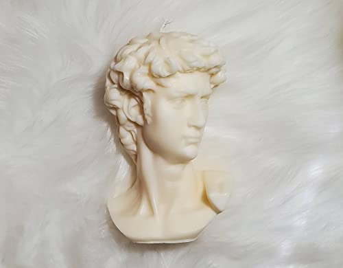 Large Bust David Statue Soy Wax Scented Candle Hand Poured Aroma Candle Home Candle