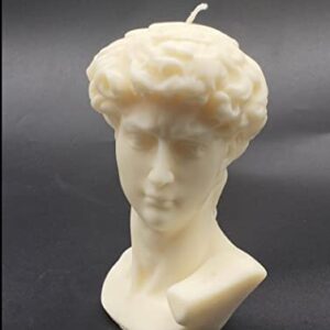 Large Bust David Statue Soy Wax Scented Candle Hand Poured Aroma Candle Home Candle