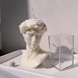 Large Bust David Statue Soy Wax Scented Candle Hand Poured Aroma Candle Home Candle