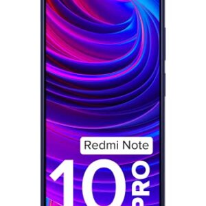 redmi Xiaomi Note 10 Pro 4G Volte 128GB + 6GB Factory Unlocked 6.67" 64MP Quad Camera Night Mode (not Verizon Sprint Boost Cricket) (w/Fast Car Charger Bundle) (Dark Nebula)