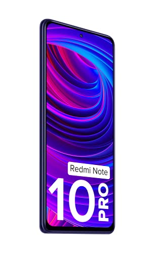 redmi Xiaomi Note 10 Pro 4G Volte 128GB + 6GB Factory Unlocked 6.67" 64MP Quad Camera Night Mode (not Verizon Sprint Boost Cricket) (w/Fast Car Charger Bundle) (Dark Nebula)