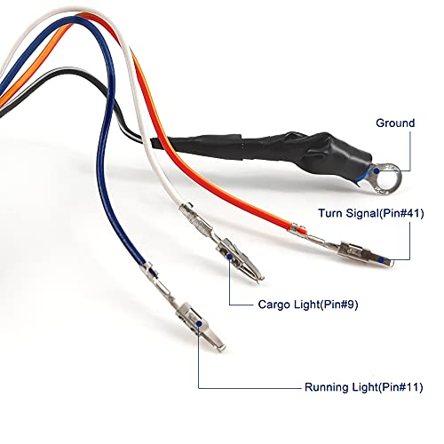 2014-2018 Silverado Sierra Tow Mirrors Wiring Harness for Cargo Lights Running Lights Turn Signal Lights