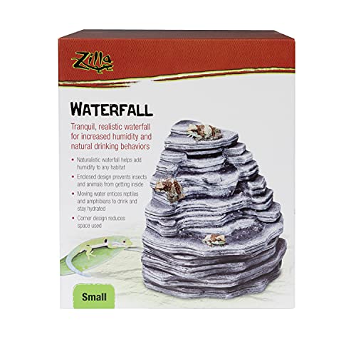 Zilla Pet Reptile Terrarium Waterfall Décor, Small