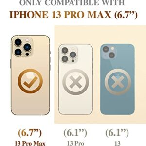 GVIEWIN for iPhone 13 Pro Max Case, Marble Soft TPU Shockproof Protective Case, Ultra Slim Thin Glossy Stylish Phone Cover, 6.7" 2021(Drift Sand/Brown)