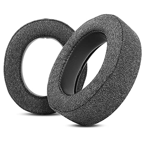 HS70 Earpads Upgrade Thicker Fabric Ear Pads Cushion Replacement Compatible with Corsair HS70 Pro HS60 Pro HS50 Pro Headphone