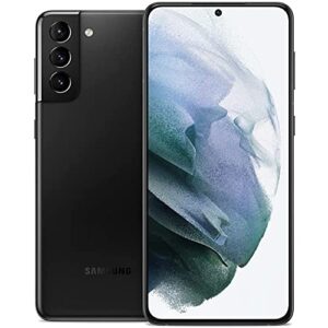 samsung galaxy s21+ plus g996u 5g | fully unlocked android cell phone | us version smartphone | pro-grade camera, 8k video, 64mp high res | 128gb - phantom black - (renewed)