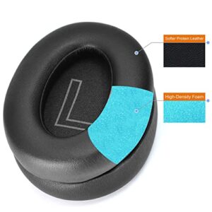 Life Q30 / Q35 Earpads - defean Replacement Ear Cushion Foam Cover Ear Pads Compatible with Anker Soundcore Life Q30 / Q35 BT Headphones, Softer Leather,High-Density Noise Cancelling Foam (Black)