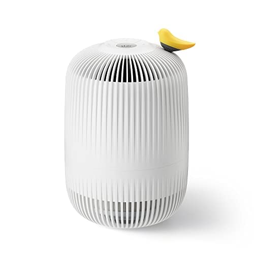 CLAIR Air Purifier for Home Allergies Pollen in Bedroom, H13 TRUE HEPA removes 99.97% Dust, Pet Dander, Smoke, Odor with Activated Carbon&Washable Pre-filter, Auto mode&Air Quality Indicator, K2 White