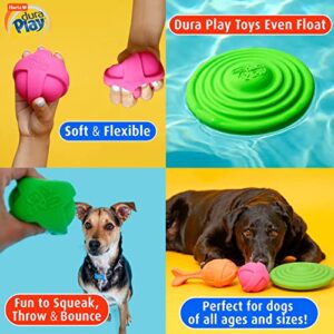 Hartz Dura Play Bacon Scented Squeak Ball Dog Toy for Small Breeds, 3 Pack