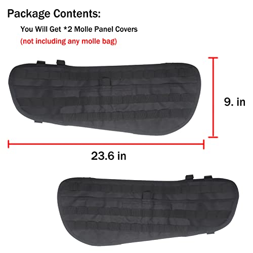 X3 Door Bag, Door Mat Capable of Hanging Molle Bag and Molle Panel Cover with Storage Function, Compatible with the Left and Right Sides of the Front Door of 2017 2018 2019 2020 2021 Can Am X3 Maverick X RS DS Max Turbo R Left Accessories