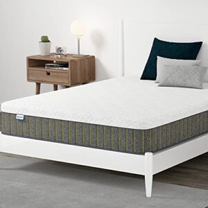 HOXURY Full Mattress, 10 Inch Hybrid Mattress Full Size, Memory Foam & Individually Wrapped Pocket Coils Innerspring Mattress in a Box, Pressure Relief & Cooler Sleeping