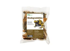 the bio dude virgin cork bark chunks 4" x 6" bag, for isopods, springtails, reptiles, frogs and bioactive terrariums