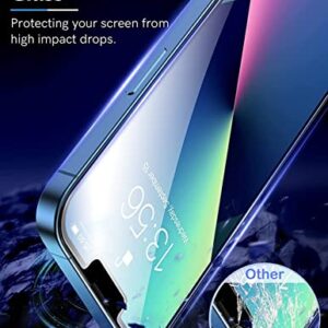 LK 3 Pack iPhone 13 Screen Protector with 3 Pack Camera Lens Protector, Easy Install, HD Clarity, Touch Sensitive, 9H Hardness Tempered Glass for iPhone 13 6.1 Inch - Case Friendly