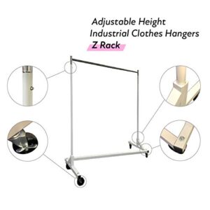 heavy duty clothing rack 400lb Load Garment clothing rack heavy duty Z Rack – Rolling coat rack for Home, Retail Display, Durable Square Tubing, Commercial Grade Clothing Rack. Display Racks Fixtures