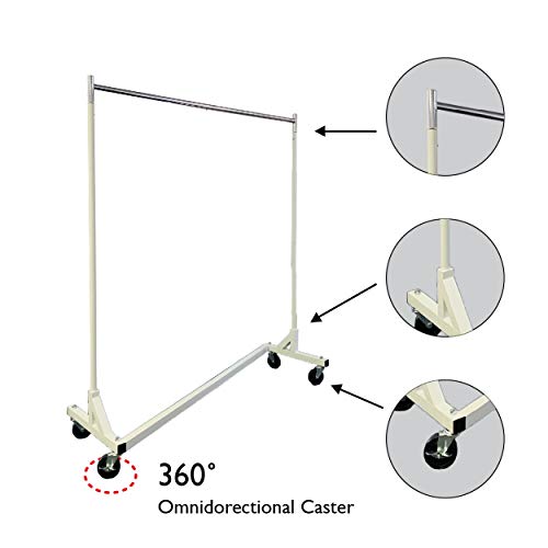 heavy duty clothing rack 400lb Load Garment clothing rack heavy duty Z Rack – Rolling coat rack for Home, Retail Display, Durable Square Tubing, Commercial Grade Clothing Rack. Display Racks Fixtures