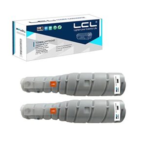 lcl compatible toner cartridge replacement for konica minolta tn217 tn-217 a202031 bizhub 223 283 363 7828 (2-pack black)