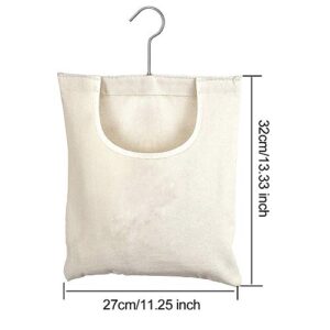 Clothes Pins Bag Holder Oxford Cloth Bag with Steel Hook ，Suitable for Home, Balcony, Travel Portable and So On(Bag)