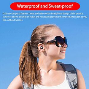 Small Wireless Earbuds Headphones F-9 Waterproof in Ear Buds Bluetooth for Android and iOS iPhone with LED Display, Charging case and mic – Black, Best Earbuds, pods Earphones