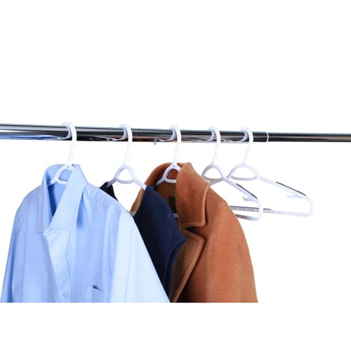 Mainstays Plastic Hangers White - 50 Pack