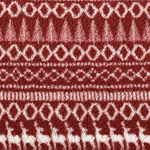 Eddie Bauer - Throw Blanket, Reversible Sherpa Bedding, Warm & Lightweight Home Decor for Colder Months (Alpine Fair Isle, Throw)