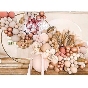 diy 158pcs boho balloon garland arch kit double-stuffed ballon neutral balloon garland for wedding birthday balloon