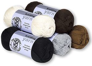braiding yarn - lucky braids (liver chestnut)