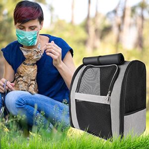 FOYOPET Pet Carrier Backpack for Cats and Dogs Up to 22 lbs, Collapsible Cat Carrier for Large Cats, Small Dog Carrier Ventilated Design for Puppies, Rabbits, Small Pets Travel, Hiking & Outdoor Use