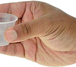 [1000 Count - 1 oz.] Perfect Stix Disposable Graduated Plastic Medicine Cups - For Mixed Pills, Medication Measuring, Resin Mixing, Mouthwash