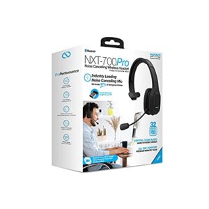 Naztech Wireless Bluetooth Headset with Microphone, NXT-700 Pro Noise Cancelling Home/Office Headset, 32Hr Talk Time, Hands Free for Laptops, Online Class, Call Center, Zoom/Google Meet & More [15504]